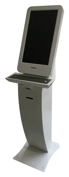 Klavyeli Kiosk – sağ görünüm çapraz görünüm