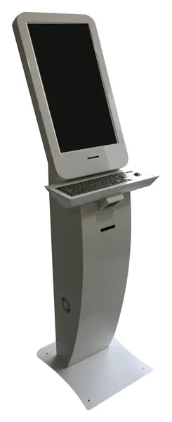 Klavyeli Kiosk – sol görünüm çapraz görünüm