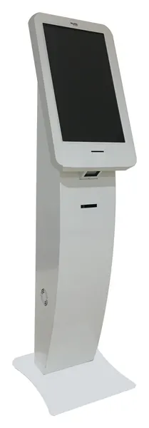 Standart Kiosk – beyaz yan görünüm